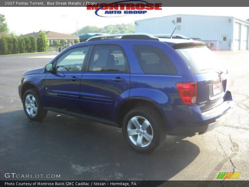 Blue Streak Metallic / Ebony 2007 Pontiac Torrent