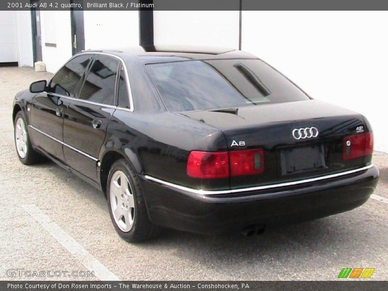 Brilliant Black / Platinum 2001 Audi A8 4.2 quattro