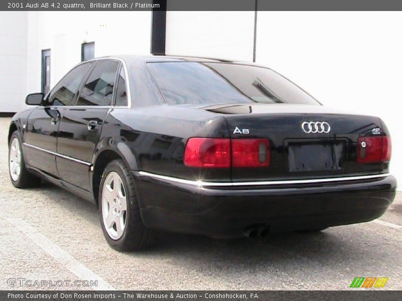 Brilliant Black / Platinum 2001 Audi A8 4.2 quattro