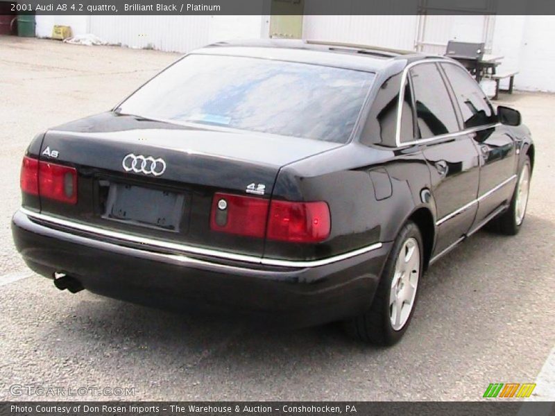 Brilliant Black / Platinum 2001 Audi A8 4.2 quattro