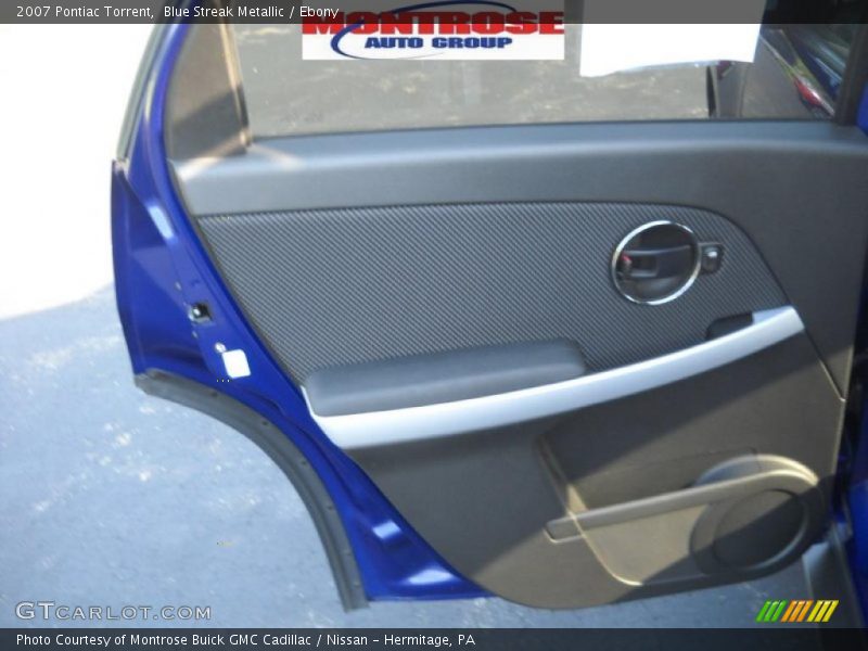 Blue Streak Metallic / Ebony 2007 Pontiac Torrent