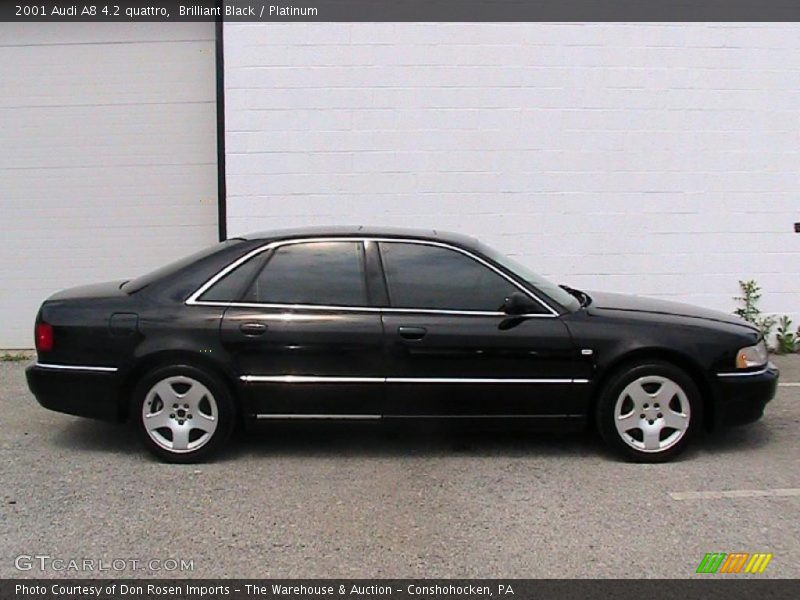 Brilliant Black / Platinum 2001 Audi A8 4.2 quattro