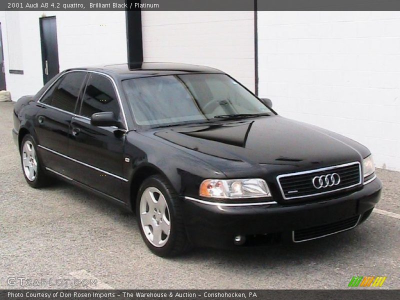 Brilliant Black / Platinum 2001 Audi A8 4.2 quattro