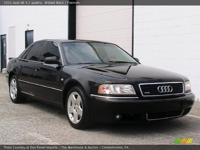 Brilliant Black / Platinum 2001 Audi A8 4.2 quattro