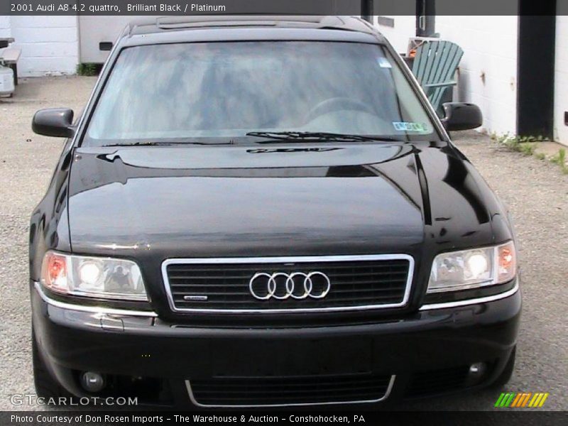 Brilliant Black / Platinum 2001 Audi A8 4.2 quattro