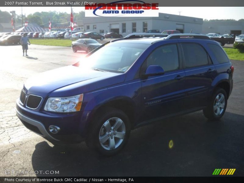 Blue Streak Metallic / Ebony 2007 Pontiac Torrent