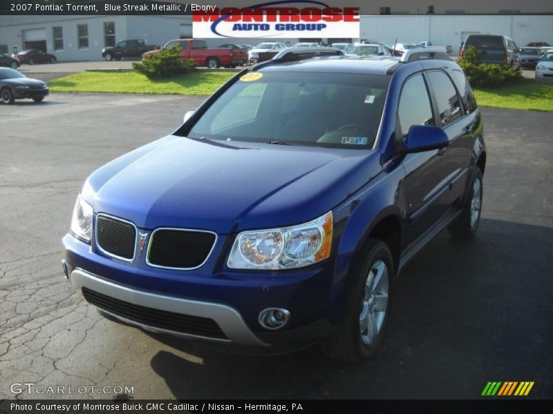 Blue Streak Metallic / Ebony 2007 Pontiac Torrent