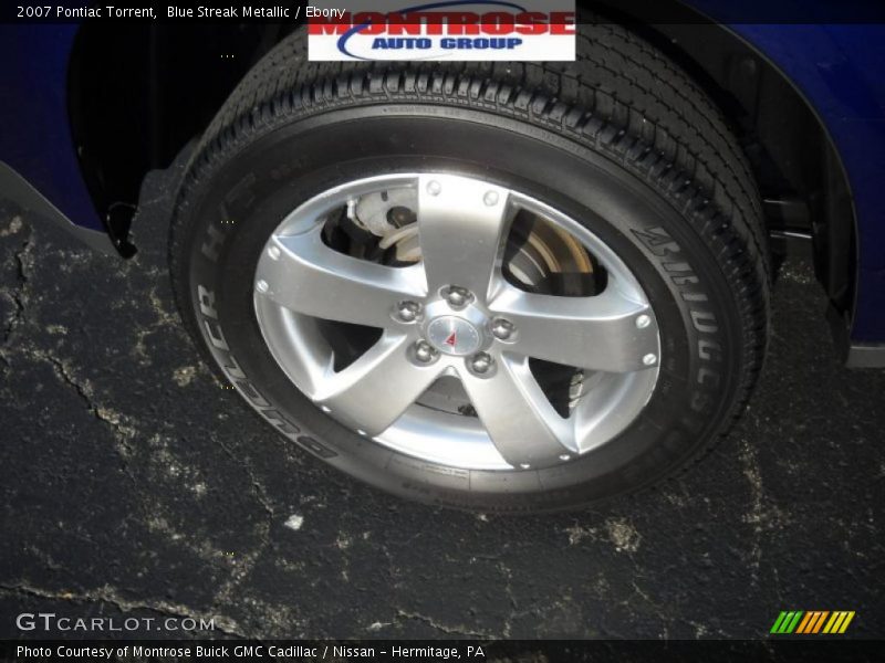 Blue Streak Metallic / Ebony 2007 Pontiac Torrent