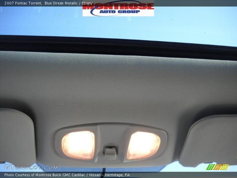 Blue Streak Metallic / Ebony 2007 Pontiac Torrent