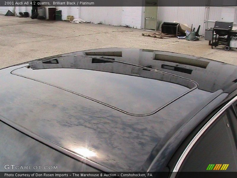 Brilliant Black / Platinum 2001 Audi A8 4.2 quattro