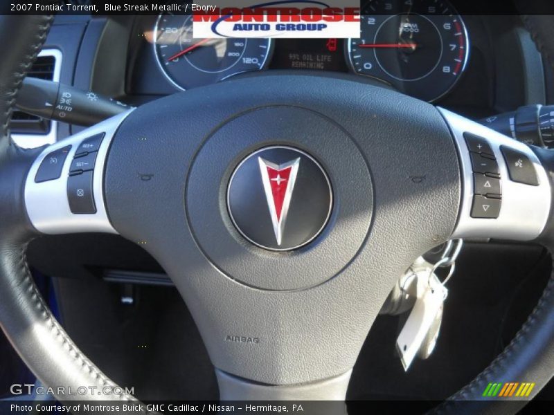 Blue Streak Metallic / Ebony 2007 Pontiac Torrent