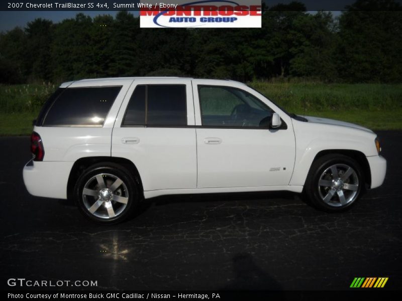 Summit White / Ebony 2007 Chevrolet TrailBlazer SS 4x4