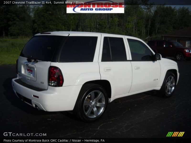 Summit White / Ebony 2007 Chevrolet TrailBlazer SS 4x4