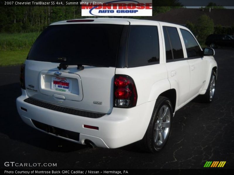 Summit White / Ebony 2007 Chevrolet TrailBlazer SS 4x4