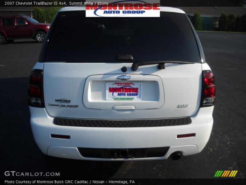 Summit White / Ebony 2007 Chevrolet TrailBlazer SS 4x4