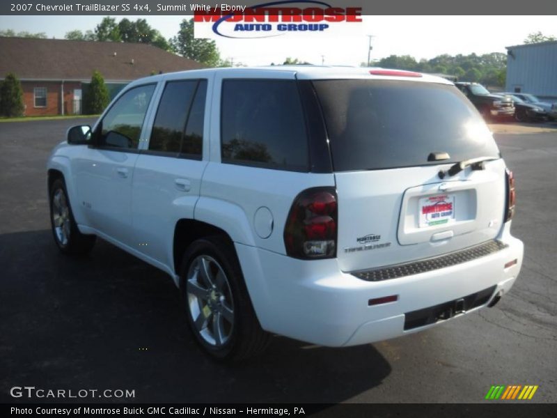 Summit White / Ebony 2007 Chevrolet TrailBlazer SS 4x4