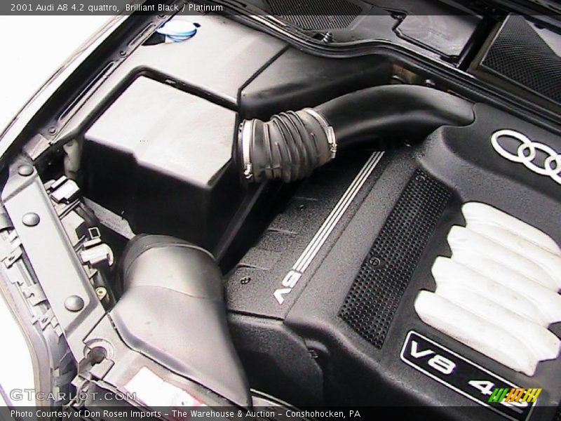 Brilliant Black / Platinum 2001 Audi A8 4.2 quattro