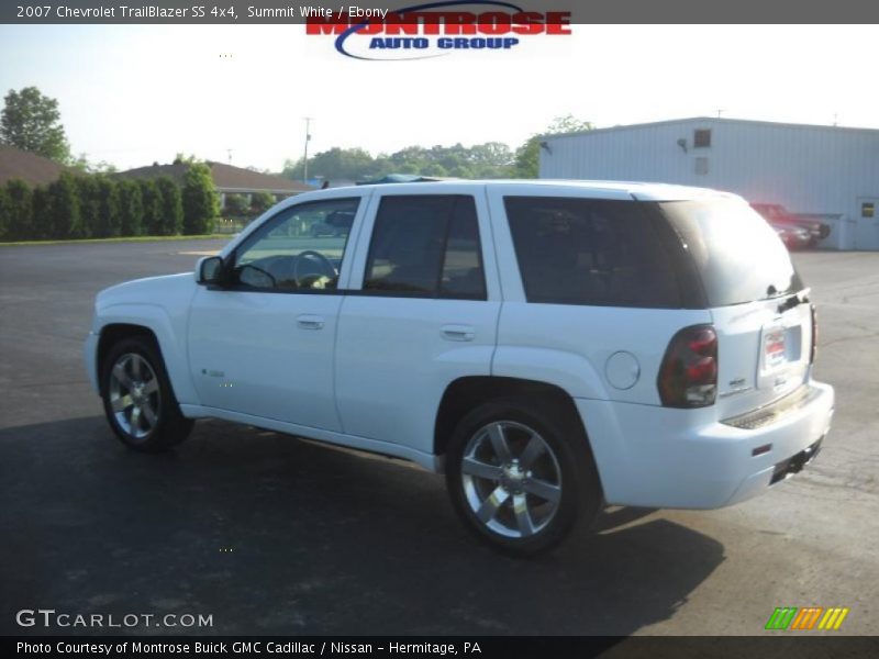 Summit White / Ebony 2007 Chevrolet TrailBlazer SS 4x4