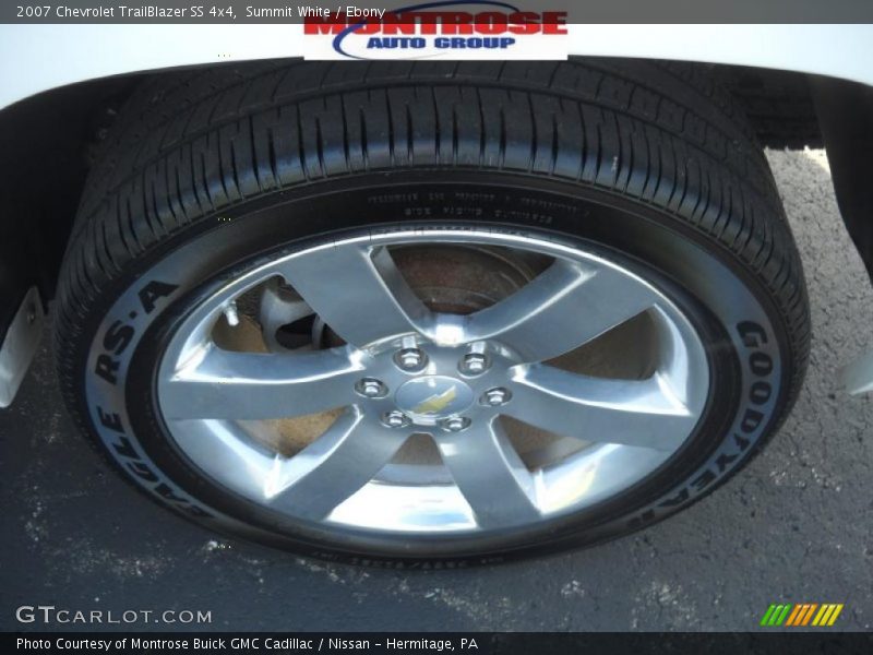 Summit White / Ebony 2007 Chevrolet TrailBlazer SS 4x4