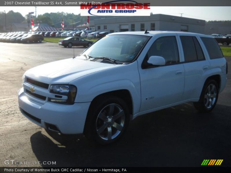 Summit White / Ebony 2007 Chevrolet TrailBlazer SS 4x4