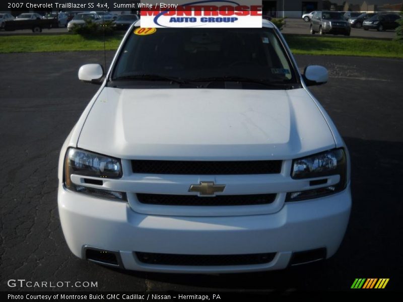 Summit White / Ebony 2007 Chevrolet TrailBlazer SS 4x4