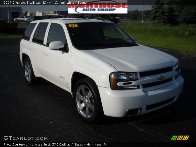 Summit White / Ebony 2007 Chevrolet TrailBlazer SS 4x4