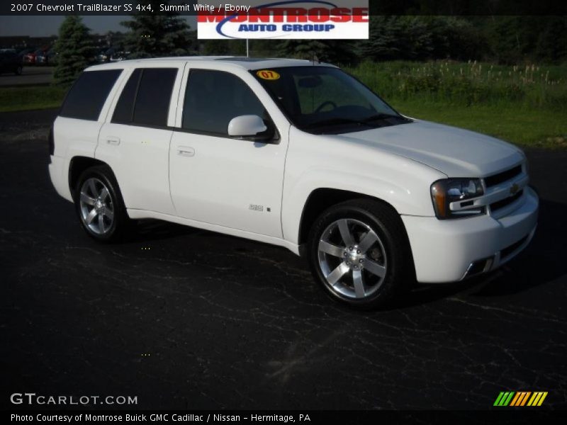 Summit White / Ebony 2007 Chevrolet TrailBlazer SS 4x4