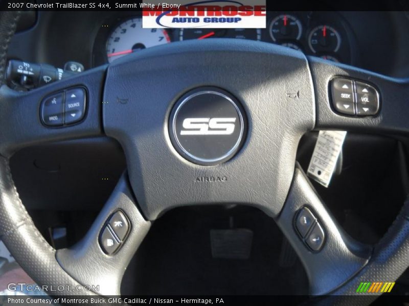Summit White / Ebony 2007 Chevrolet TrailBlazer SS 4x4