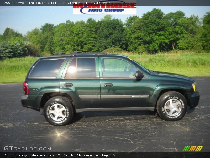 Dark Green Metallic / Dark Pewter 2004 Chevrolet TrailBlazer LS 4x4