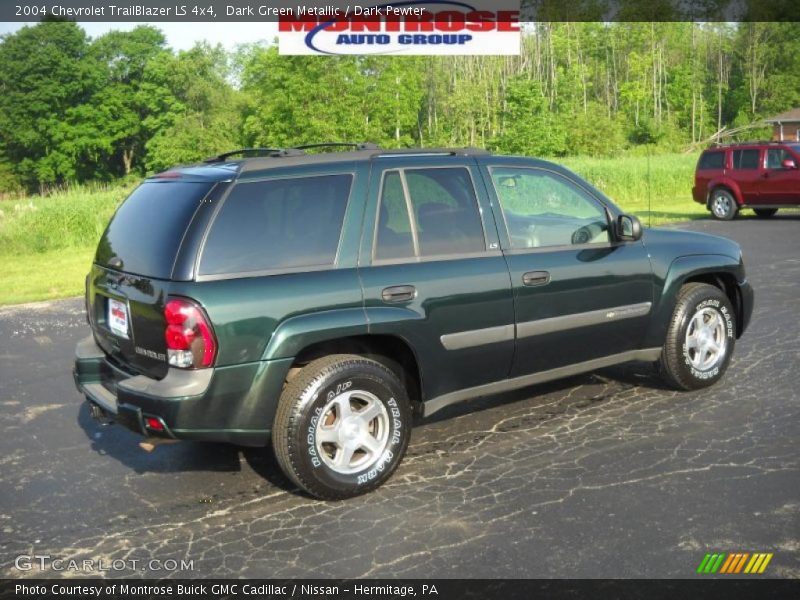Dark Green Metallic / Dark Pewter 2004 Chevrolet TrailBlazer LS 4x4