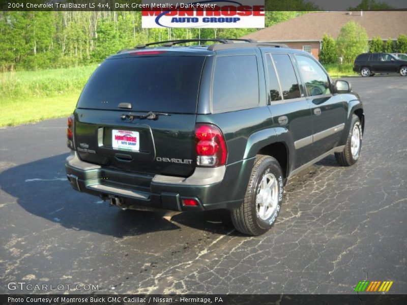 Dark Green Metallic / Dark Pewter 2004 Chevrolet TrailBlazer LS 4x4