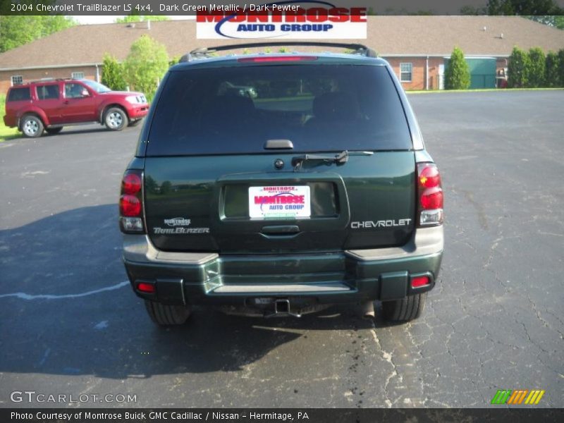 Dark Green Metallic / Dark Pewter 2004 Chevrolet TrailBlazer LS 4x4