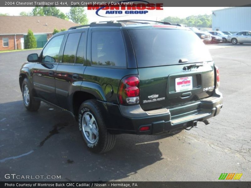 Dark Green Metallic / Dark Pewter 2004 Chevrolet TrailBlazer LS 4x4
