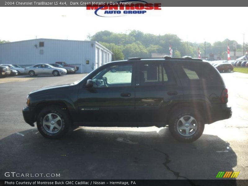 Dark Green Metallic / Dark Pewter 2004 Chevrolet TrailBlazer LS 4x4