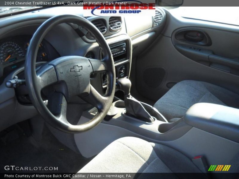 Dark Green Metallic / Dark Pewter 2004 Chevrolet TrailBlazer LS 4x4