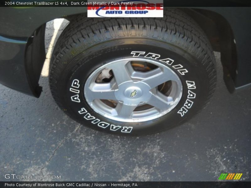 Dark Green Metallic / Dark Pewter 2004 Chevrolet TrailBlazer LS 4x4