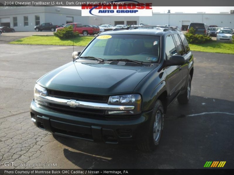 Dark Green Metallic / Dark Pewter 2004 Chevrolet TrailBlazer LS 4x4