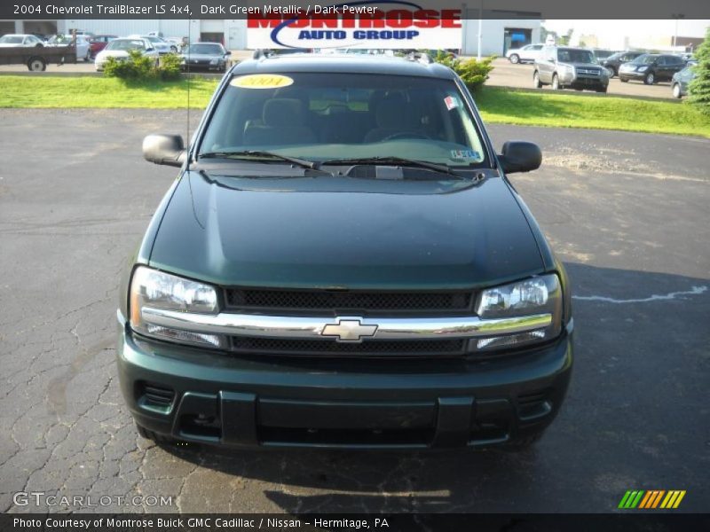 Dark Green Metallic / Dark Pewter 2004 Chevrolet TrailBlazer LS 4x4