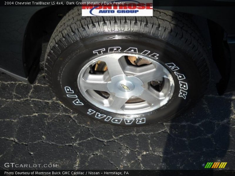 Dark Green Metallic / Dark Pewter 2004 Chevrolet TrailBlazer LS 4x4