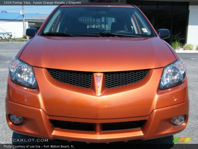 Fusion Orange Metallic / Graphite 2004 Pontiac Vibe