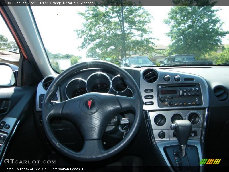 Fusion Orange Metallic / Graphite 2004 Pontiac Vibe