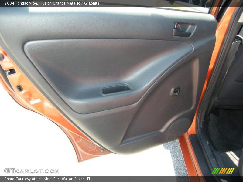 Fusion Orange Metallic / Graphite 2004 Pontiac Vibe