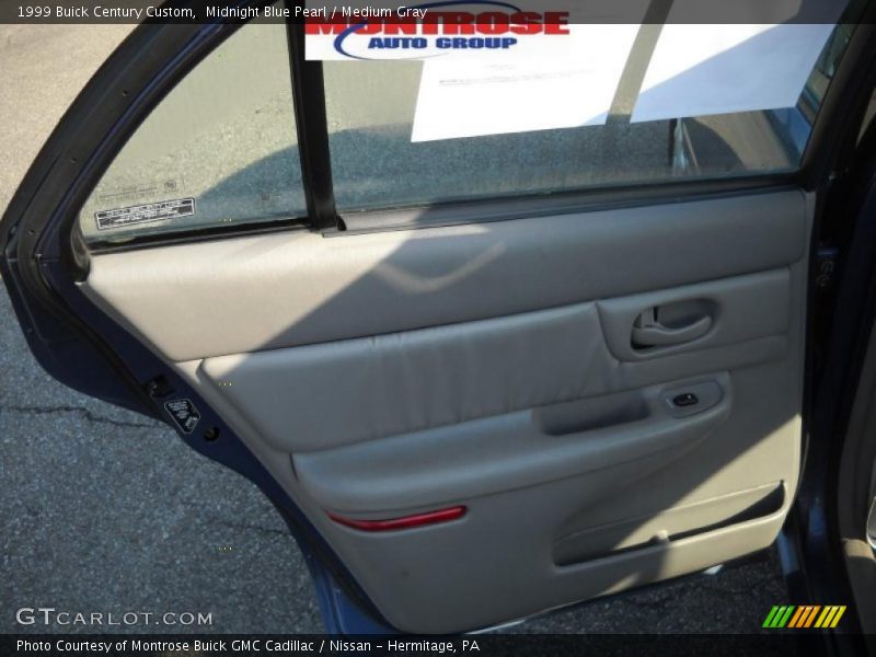 Midnight Blue Pearl / Medium Gray 1999 Buick Century Custom