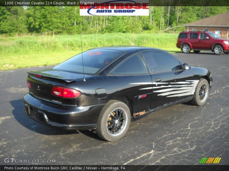Black / Graphite 1998 Chevrolet Cavalier Z24 Coupe