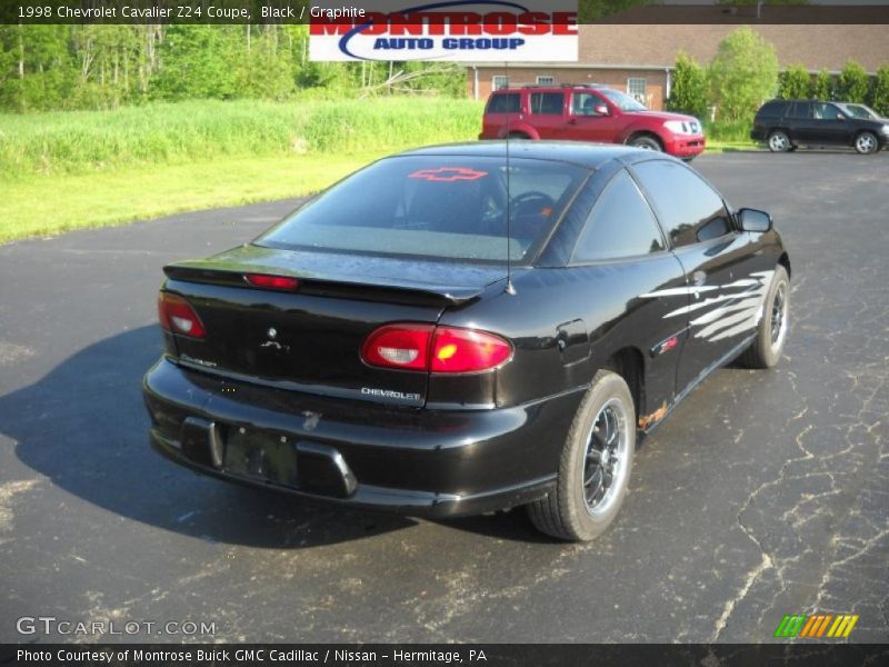 Black / Graphite 1998 Chevrolet Cavalier Z24 Coupe