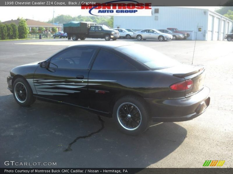Black / Graphite 1998 Chevrolet Cavalier Z24 Coupe