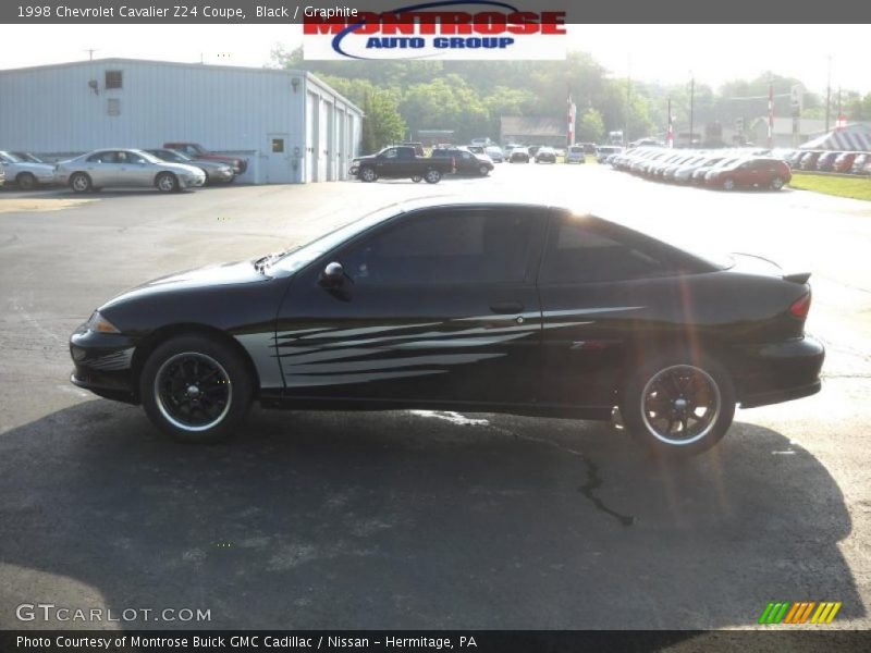 Black / Graphite 1998 Chevrolet Cavalier Z24 Coupe