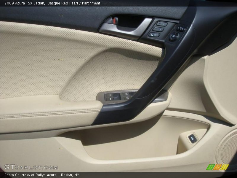 Basque Red Pearl / Parchment 2009 Acura TSX Sedan