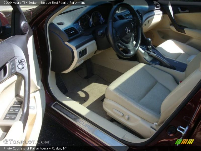 Basque Red Pearl / Parchment 2009 Acura TSX Sedan