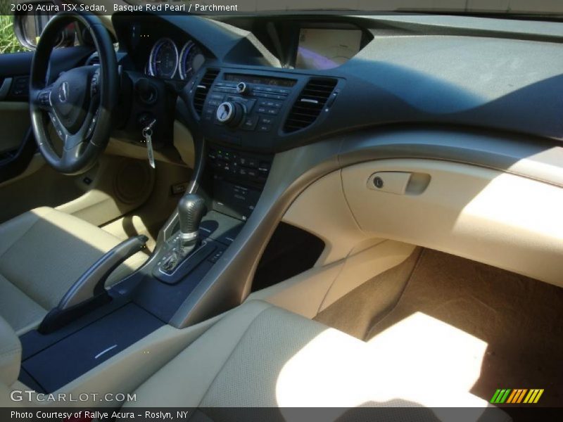 Basque Red Pearl / Parchment 2009 Acura TSX Sedan